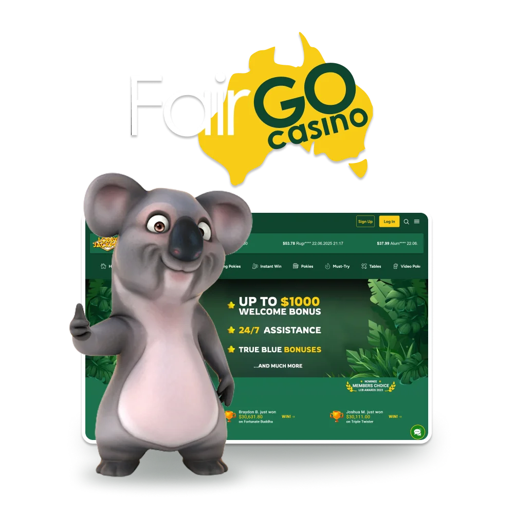 Play at Fair Go online casino and score big wins.